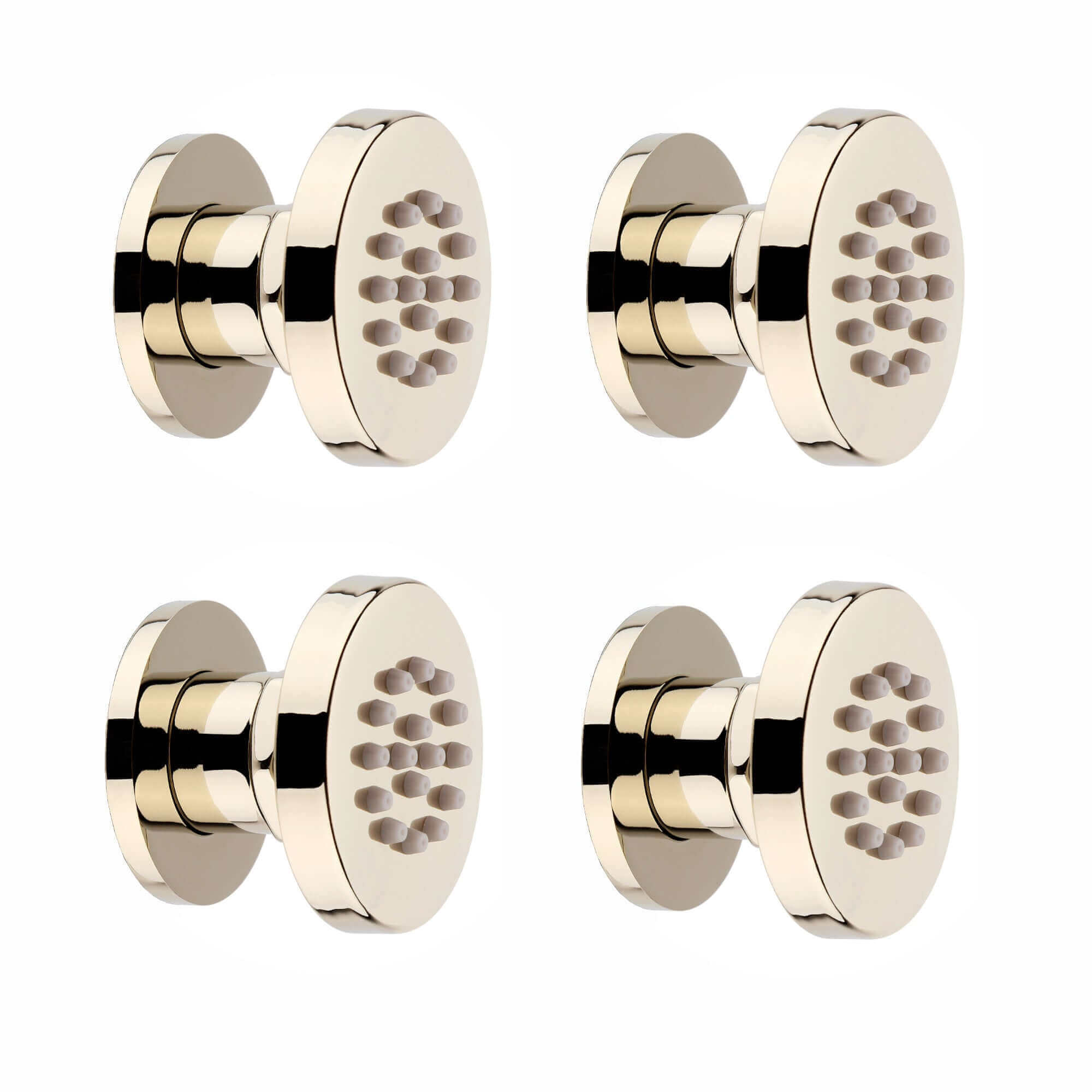 Buy 4 x round shower body jets - gold Online UK | HOUSE OF ENKI